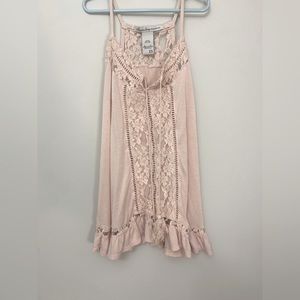 Baby Pink Floral Lace Blouse